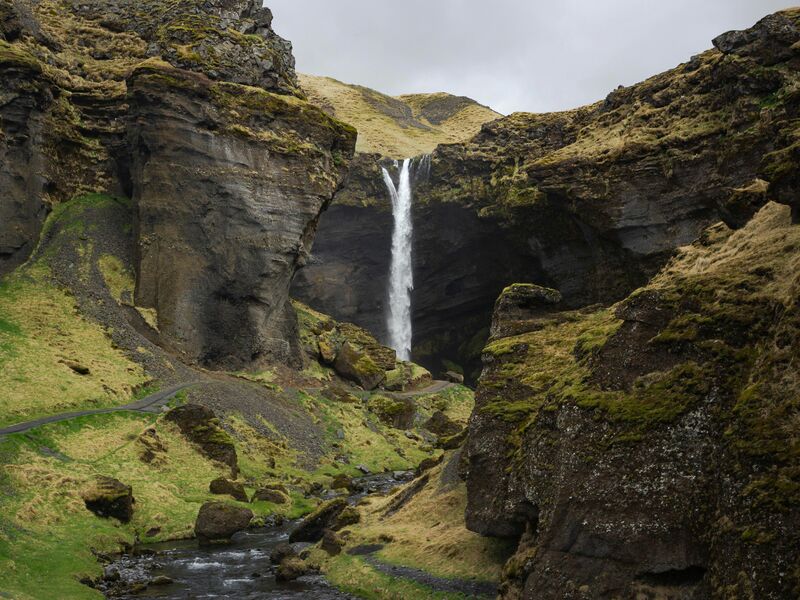 Kvernufoss waterfall